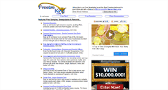 Desktop Screenshot of freebieking.com