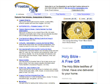 Tablet Screenshot of freebieking.com